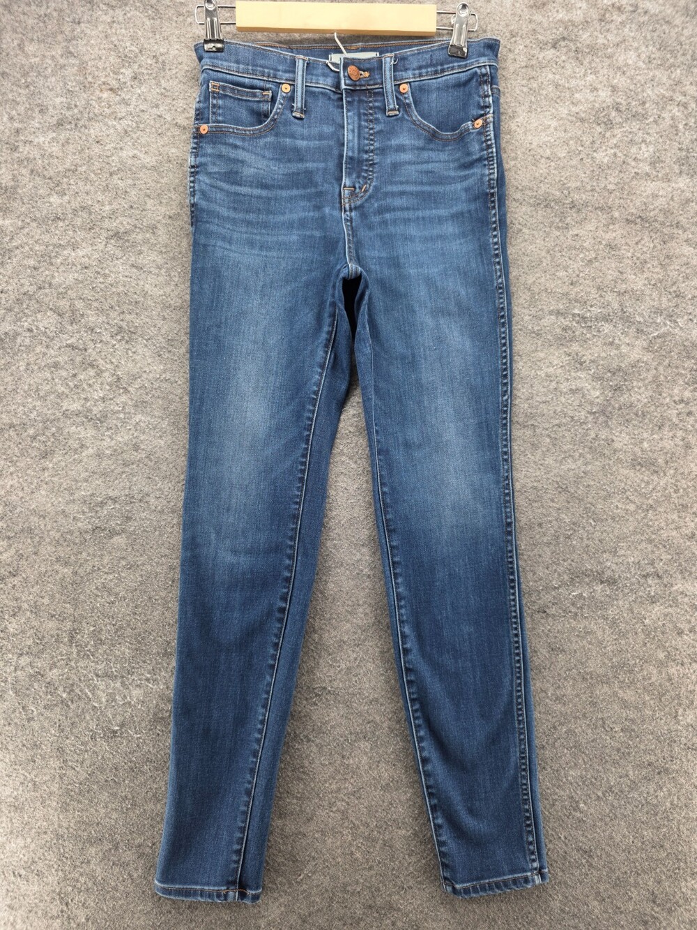 Madewell Jeans Womens 25 Skinny Mid Rise Blue Denim
